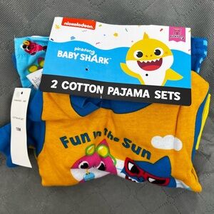 Nickelodeon Baby Shark Blue and Yellow Pajama Set 18 month